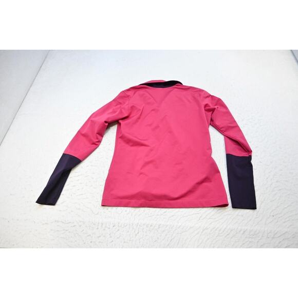 Nike Golf 1/4 Zip Dri Fit Tour Performance Pink Athletic Jacket Womens Medium - Picture 10 of 10